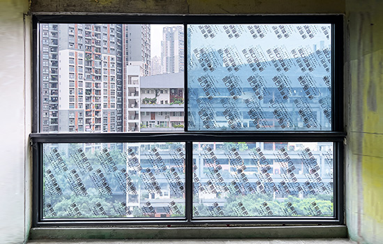 奥园四期128全景六轨推拉窗安装案例